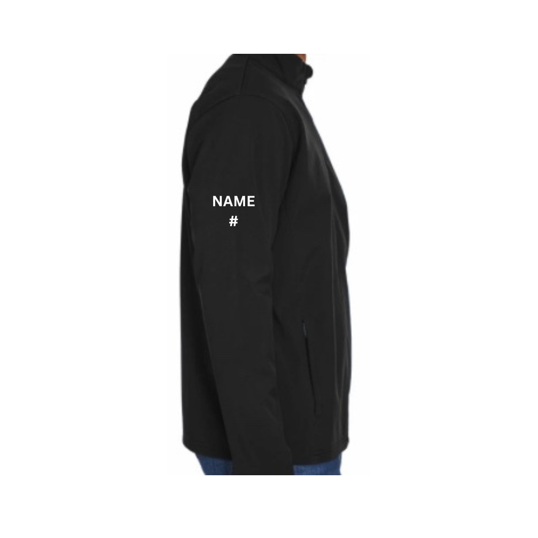 MMS Embroidery Chest Hooded Shell Jacket