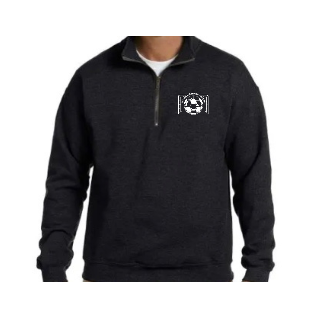 MMS Embroidery Chest 1/4 Zip Crewneck