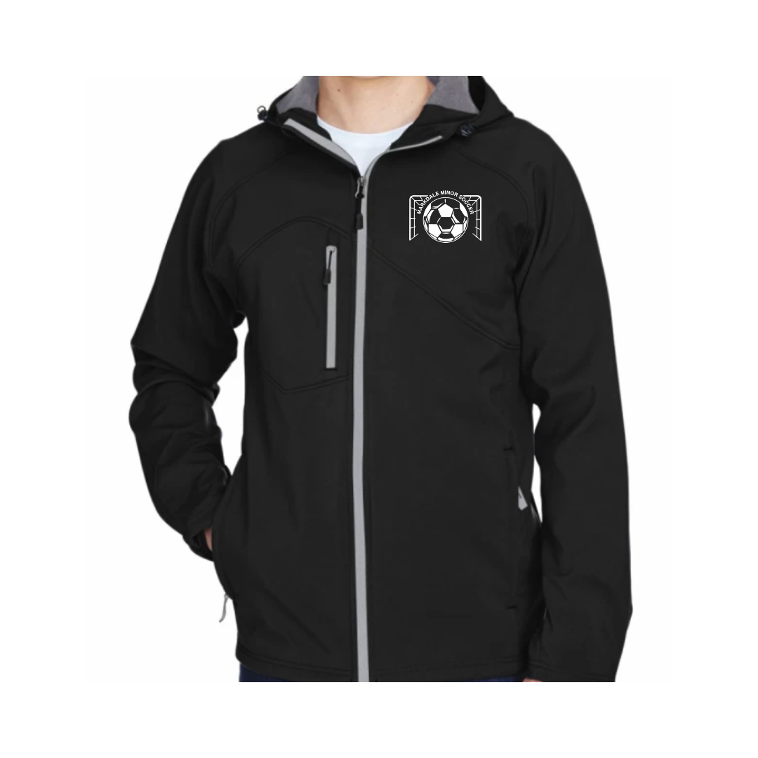MMS Embroidery Chest Hooded Shell Jacket