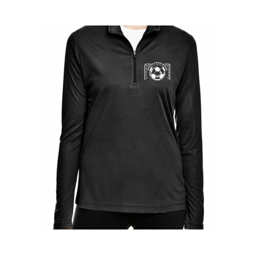 MMS Vinyl Chest 1/4 Zip Athletic Long Sleeve