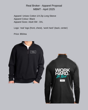 Load image into Gallery viewer, Real Broker 1/4 Zip
