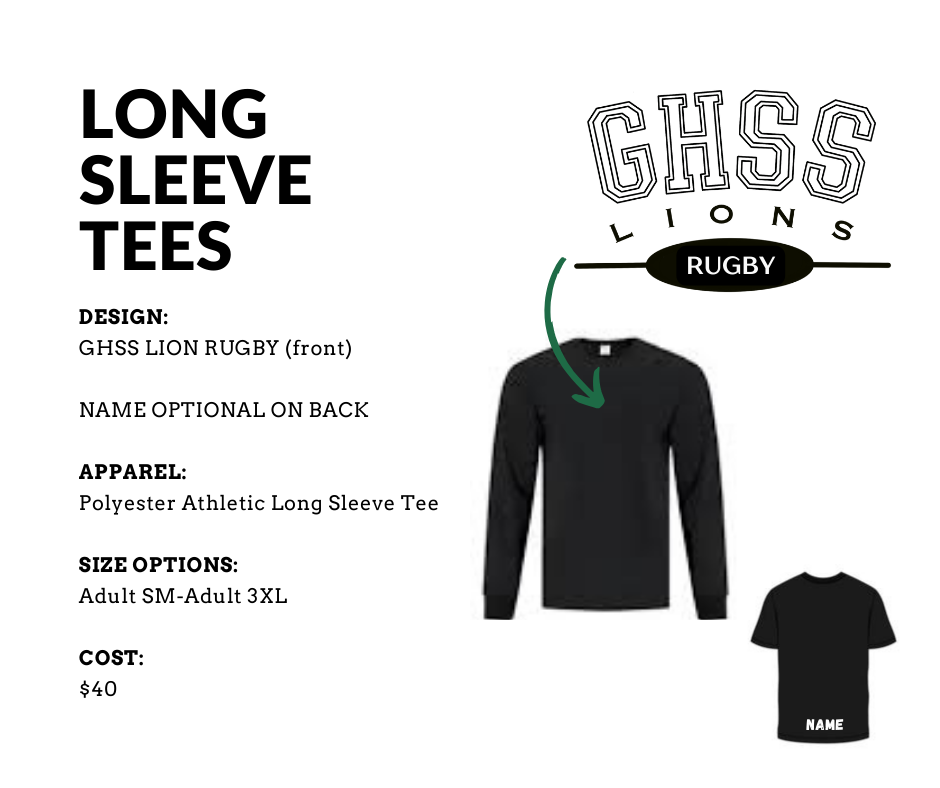 GHSS Girls Rugby Athletic Long Sleeve