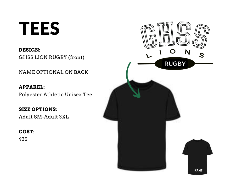 GHSS Girls Rugby Athletic Tee