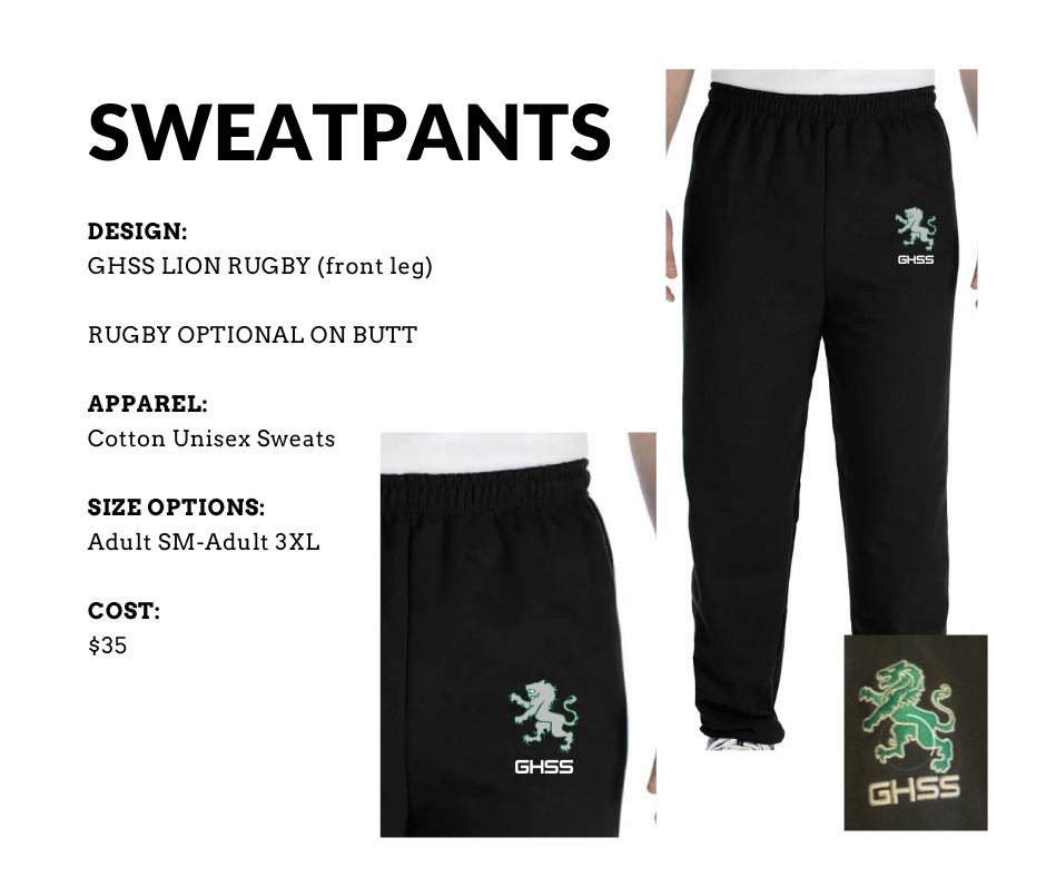 GHSS Girls Rugby Sweatpants