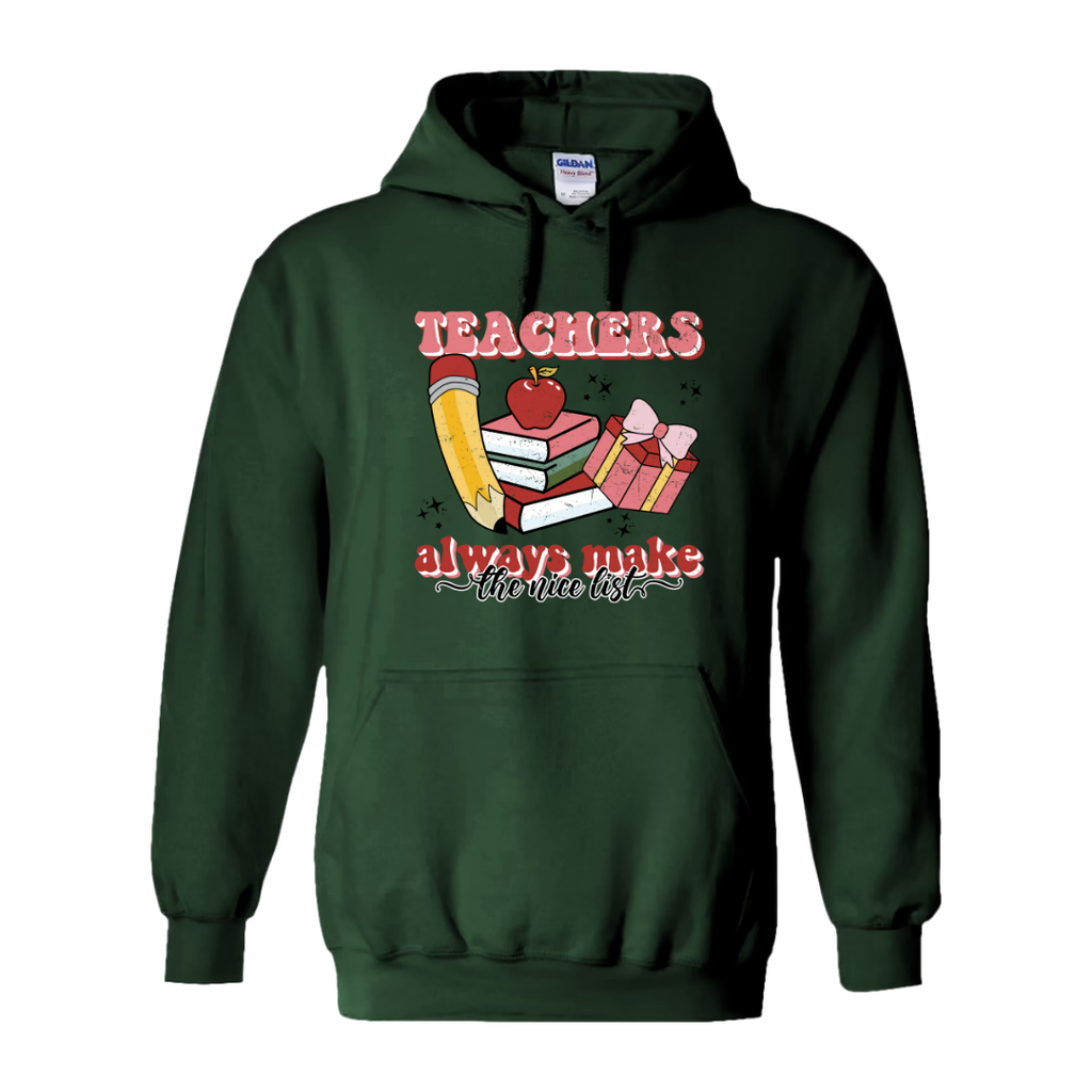 Teachers always make the nice list Sweatshirt