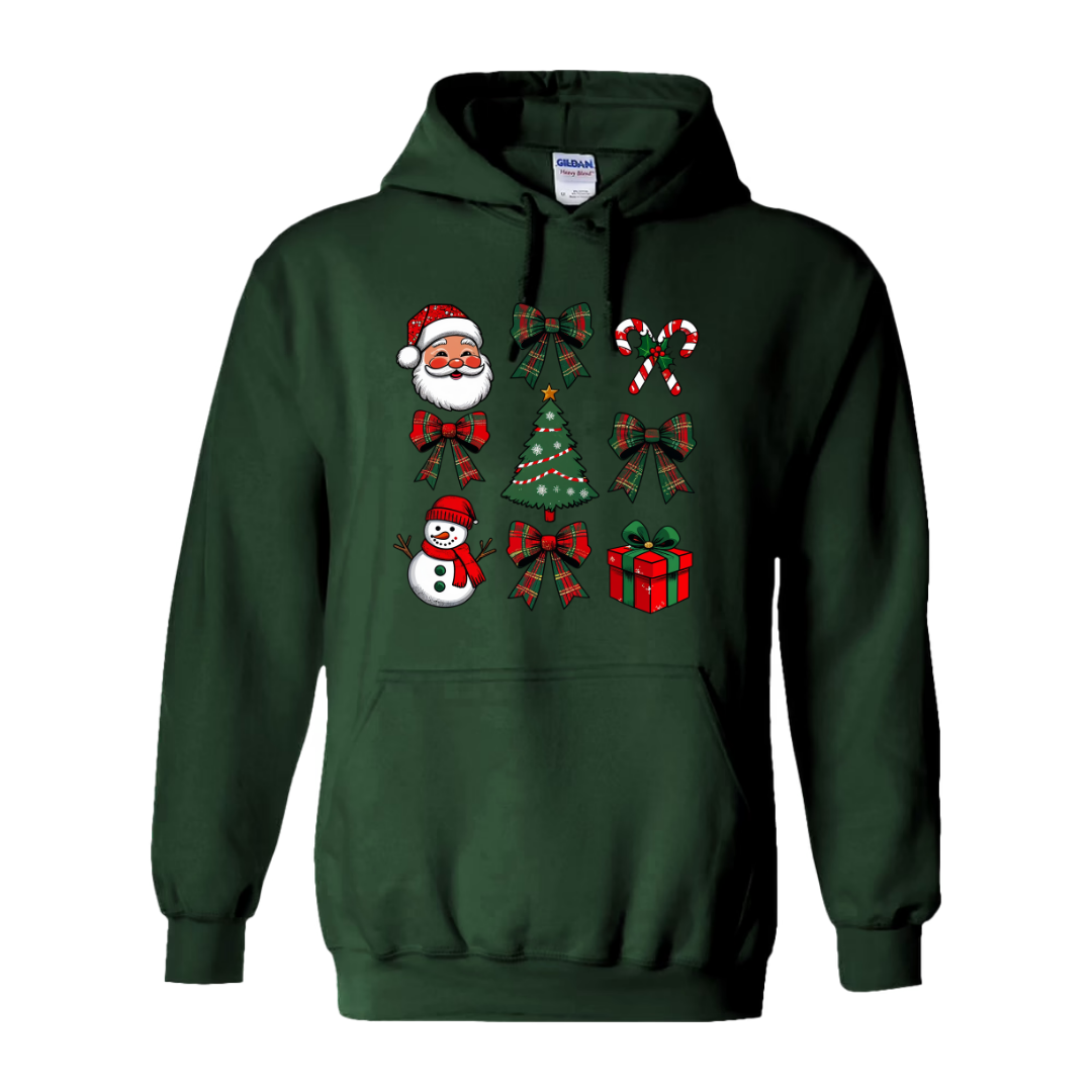Santa-Bow-Tree Sweatshirt