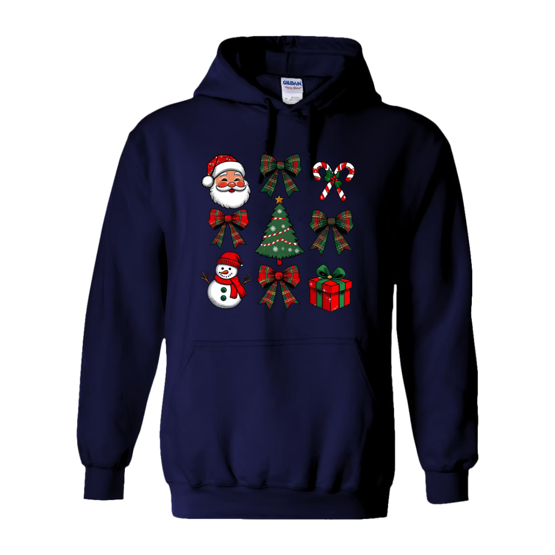 Santa-Bow-Tree Sweatshirt
