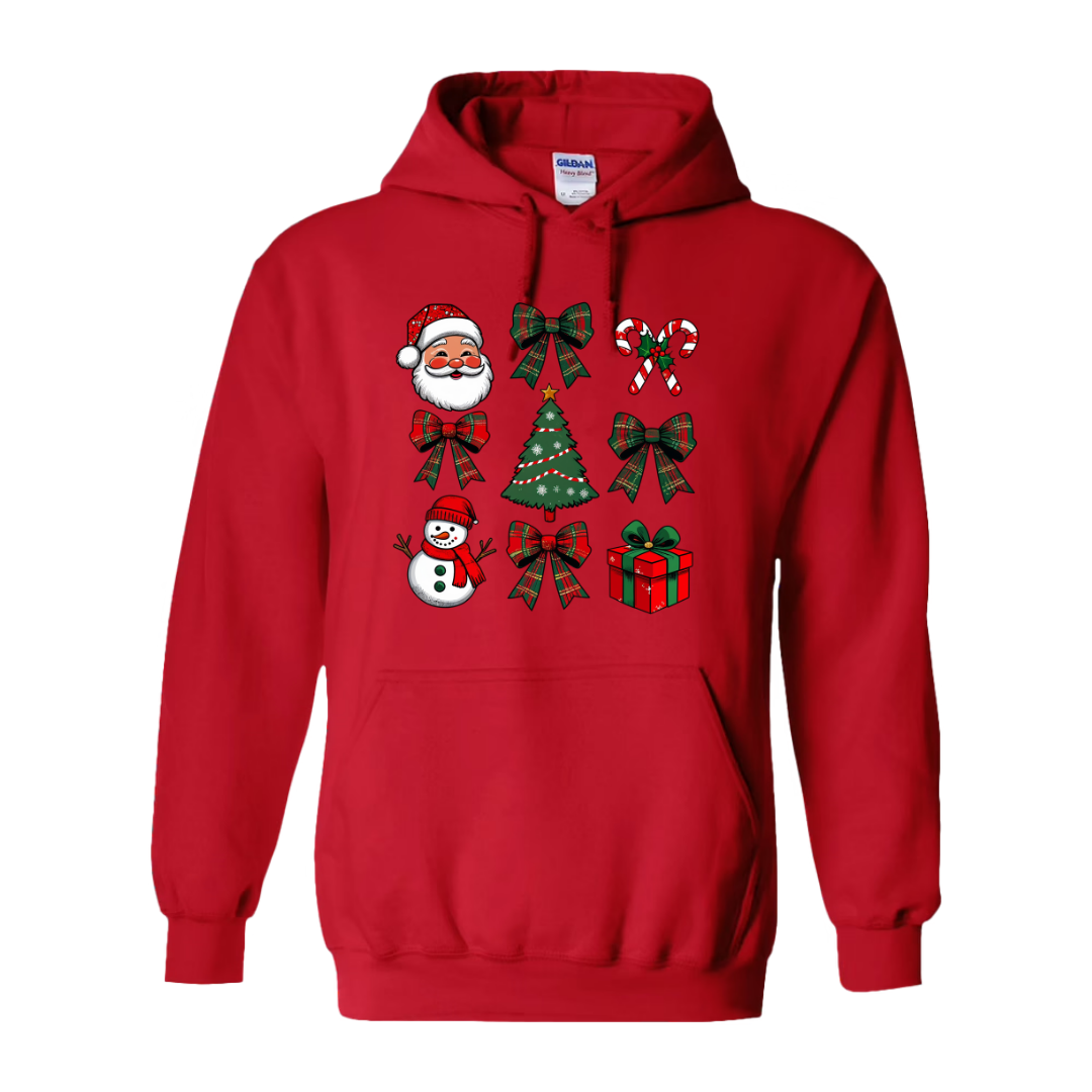 Santa-Bow-Tree Sweatshirt
