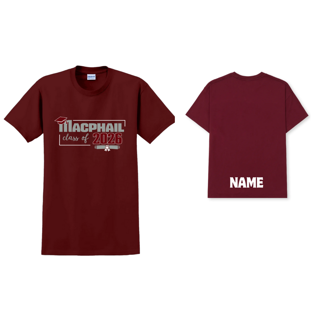 Macphail Class of Twenty 2026 Tshirt