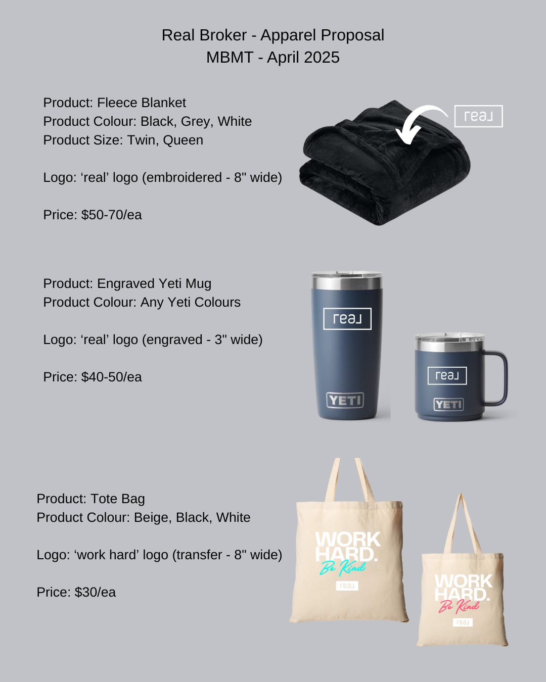 Real Broker Ontario Ltd Accessories