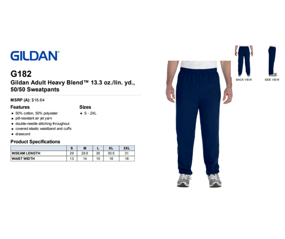 GHSS Girls Rugby Sweatpants