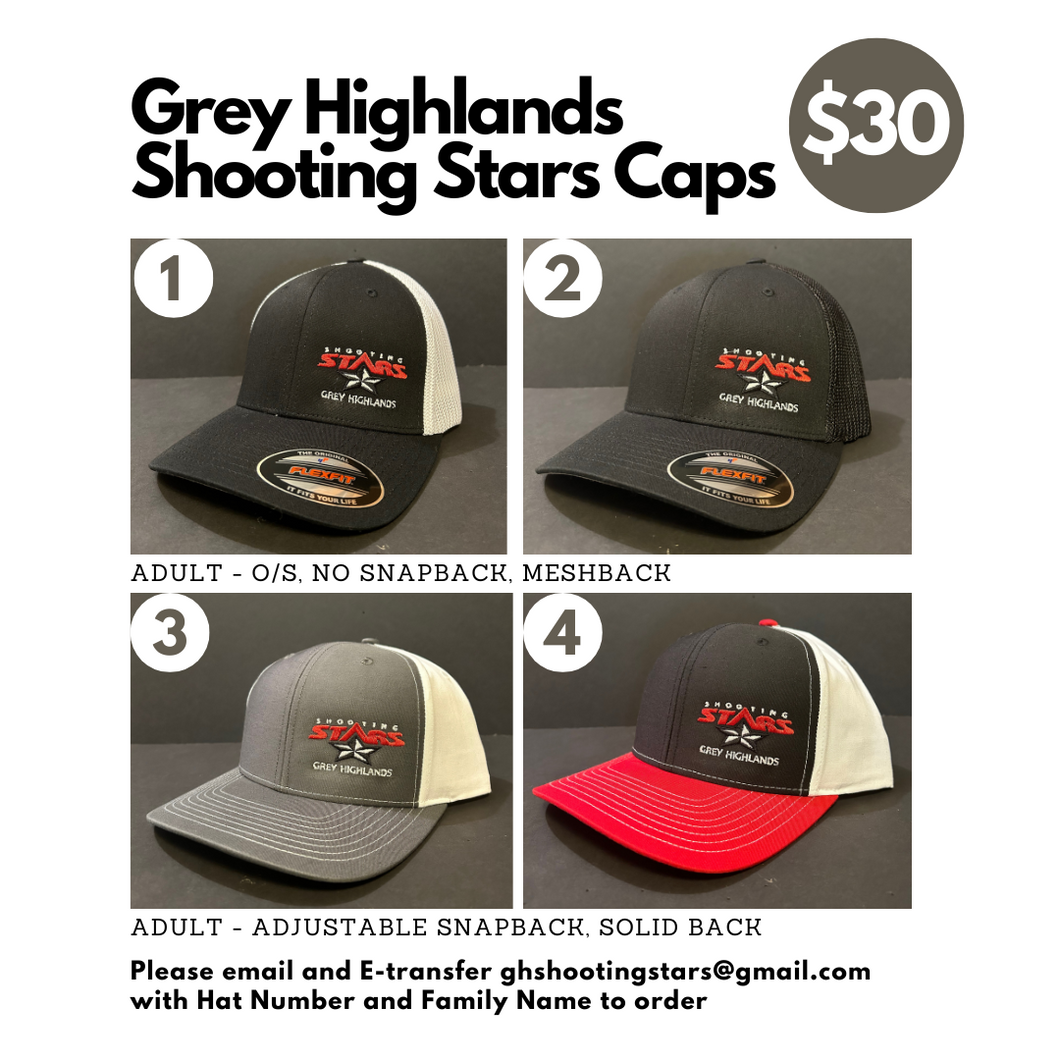 Shooting Stars Caps