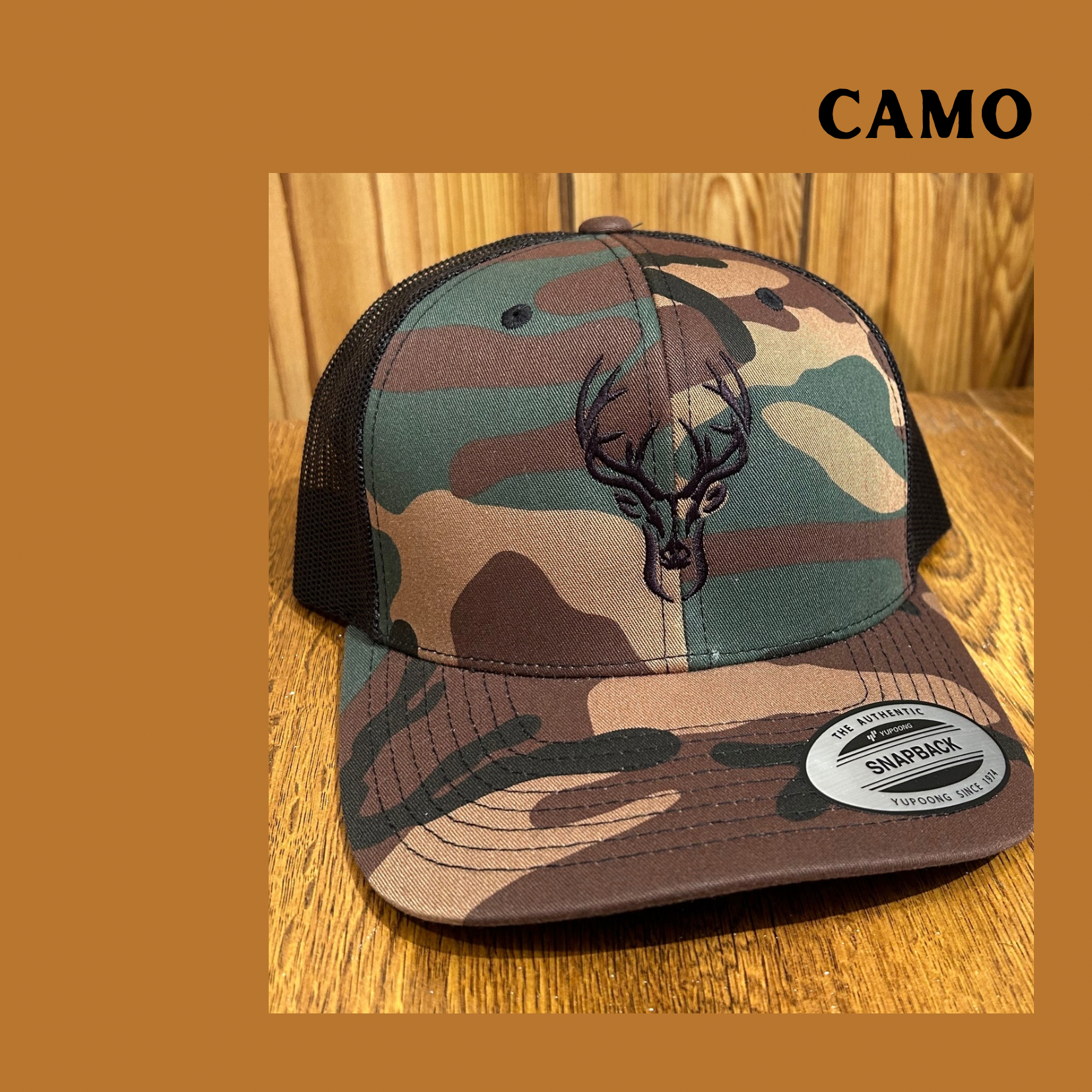 Deer Embroidery Caps
