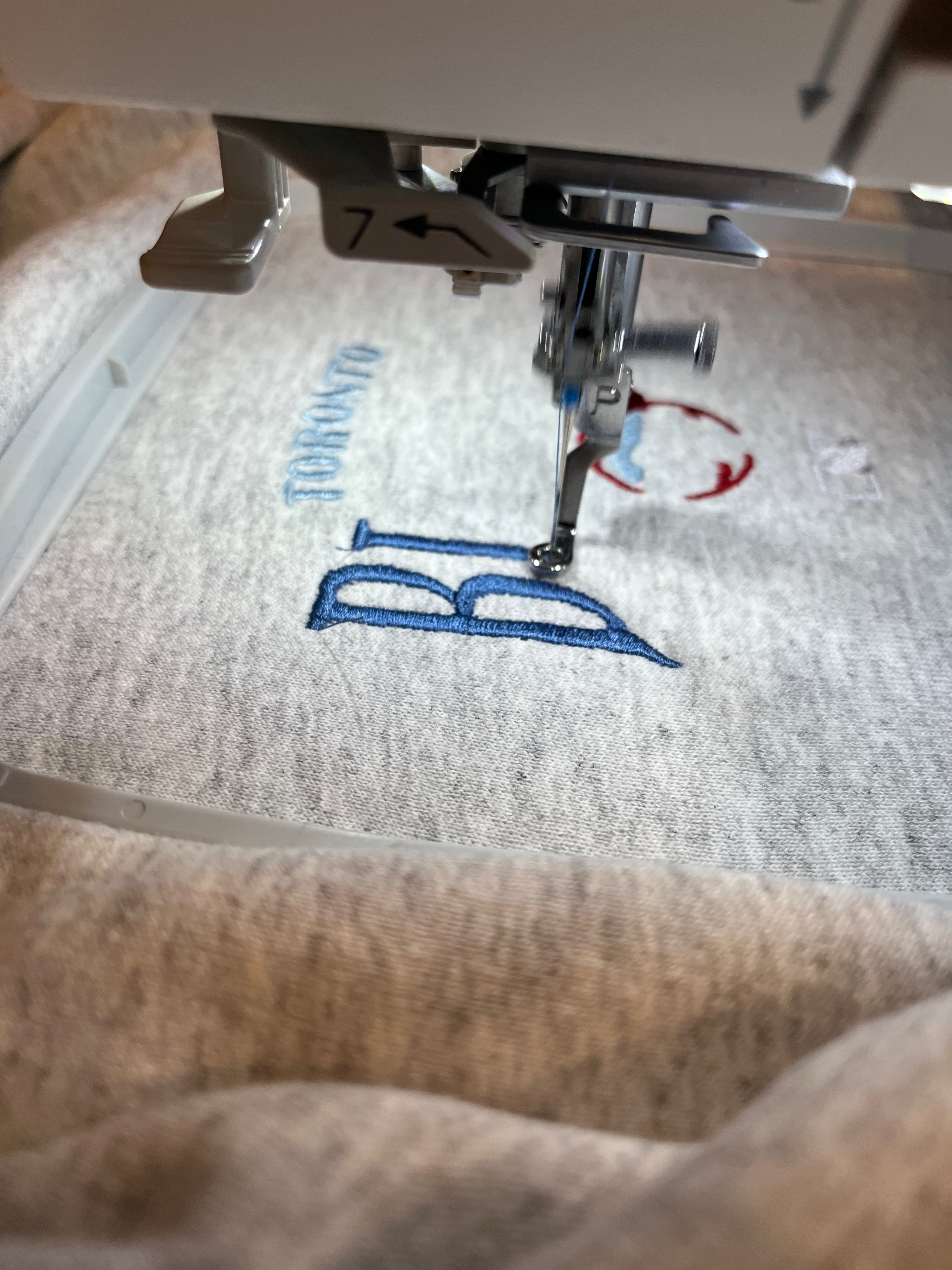Blue Jays Embroidery Sweater