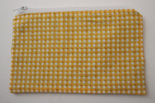 Load image into Gallery viewer, Yellow Plaid Pouch
