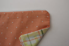 Load image into Gallery viewer, Yellow Plaid/Pink Dots Pouch
