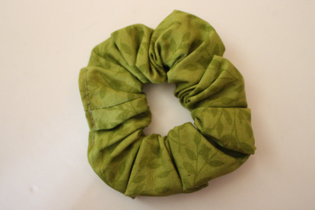 Green Vines Scrunchie