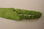 Light Green dots Headband