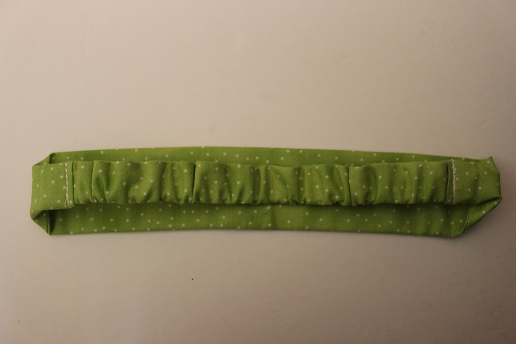 Light Green dots Headband