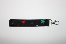 Load image into Gallery viewer, Black Multi Stars Wristlet
