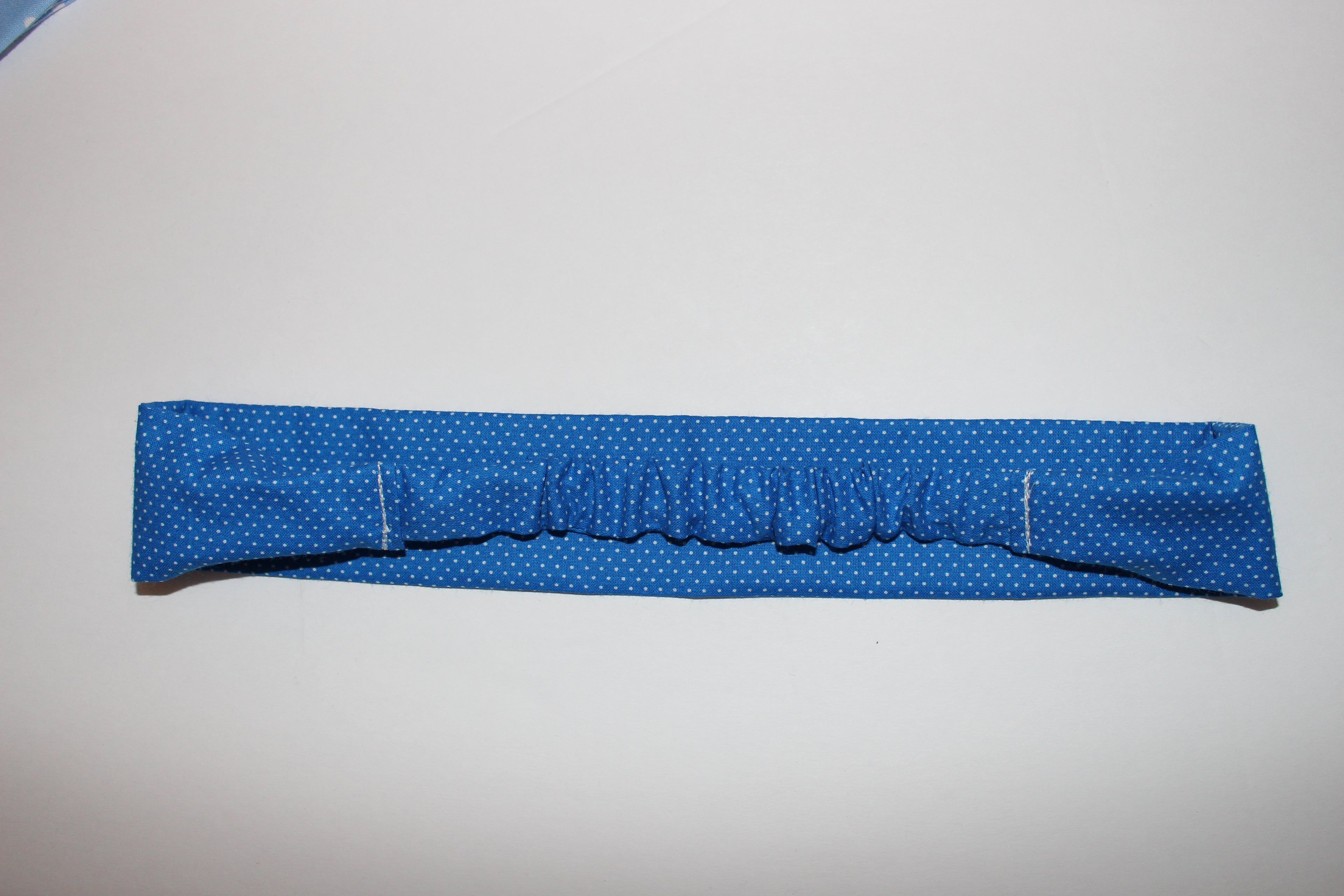 Blue dots Headband