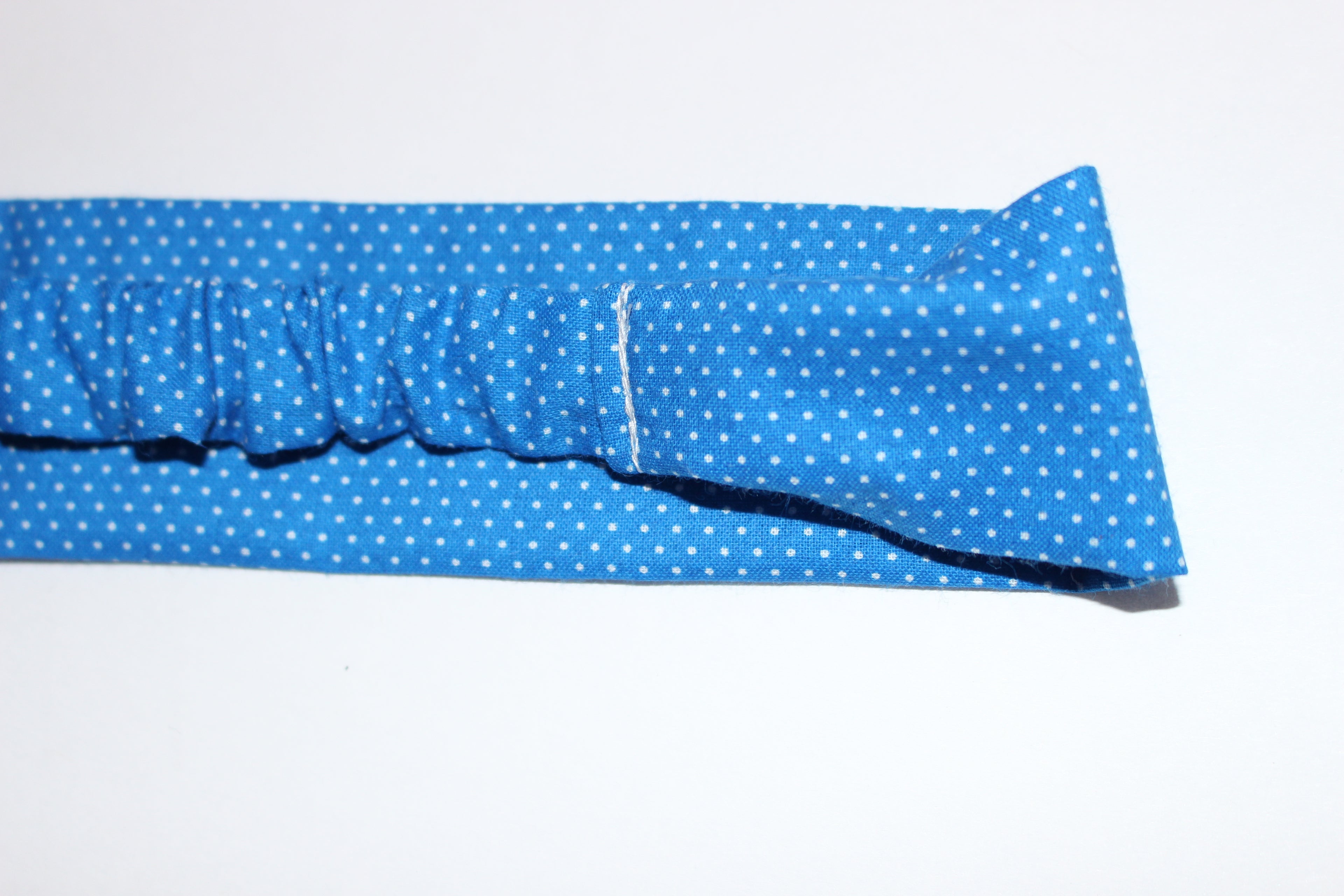 Blue dots Headband