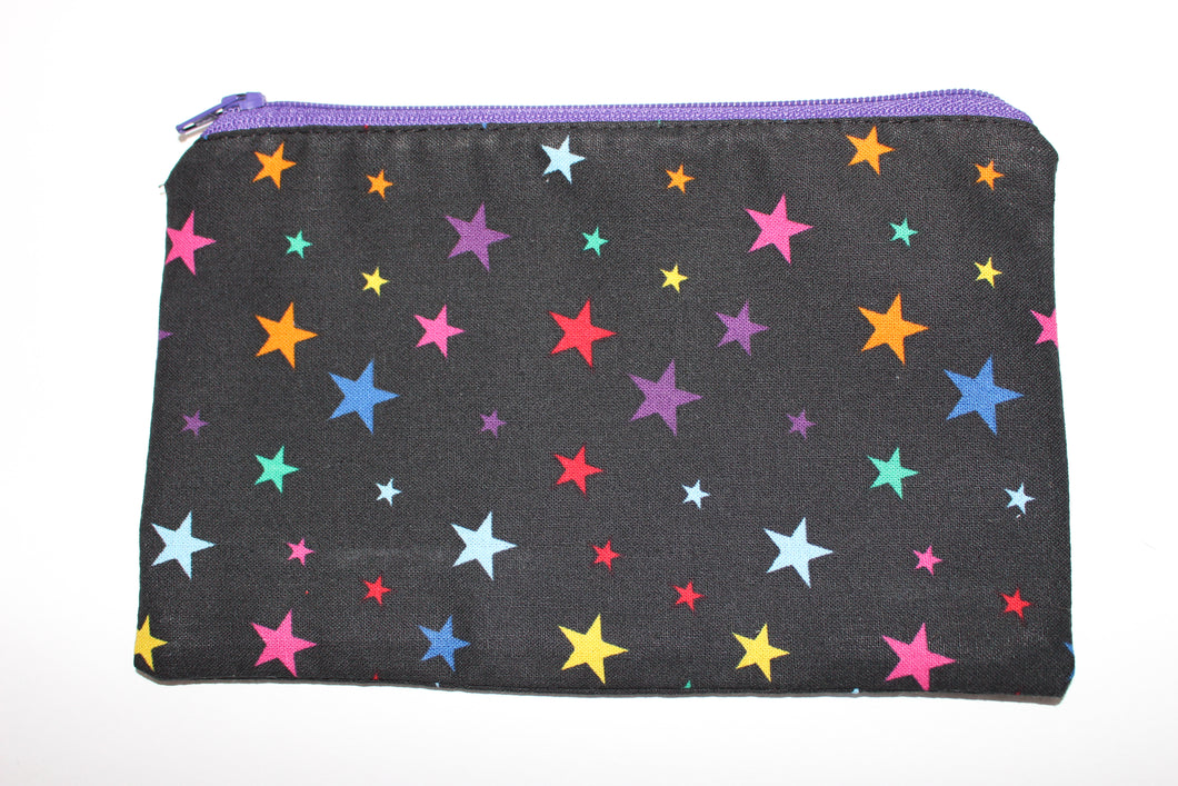 Black Multi Stars Pouch