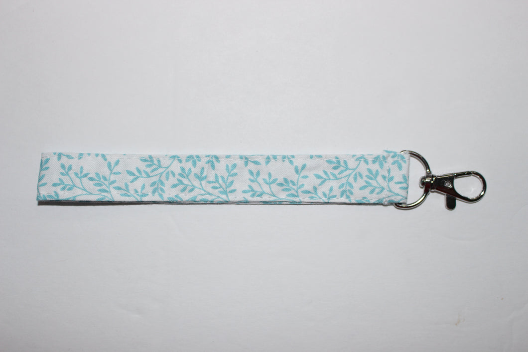 Baby Blue Vines Wristlet