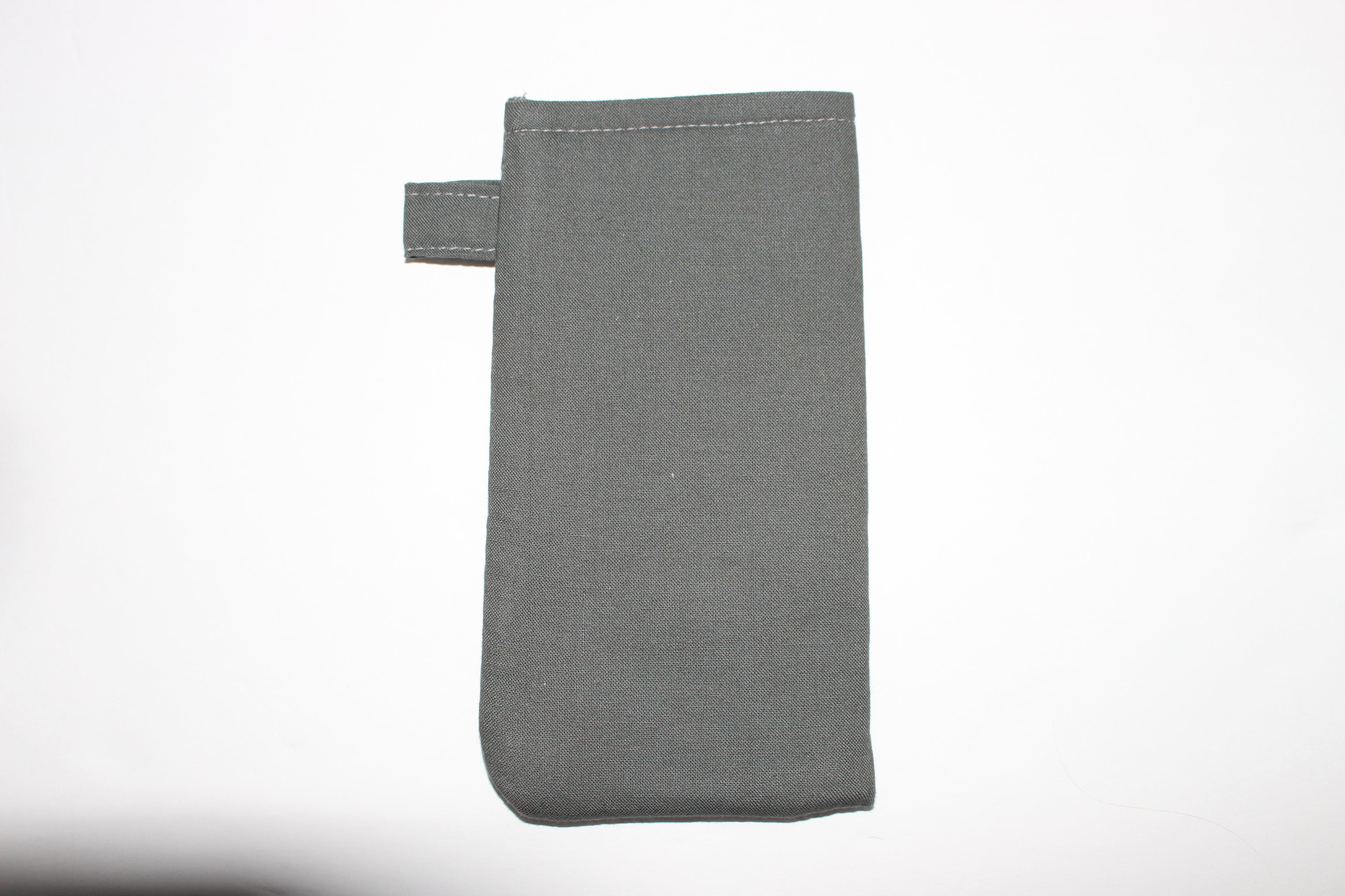 Plain Grey Sunglass Case