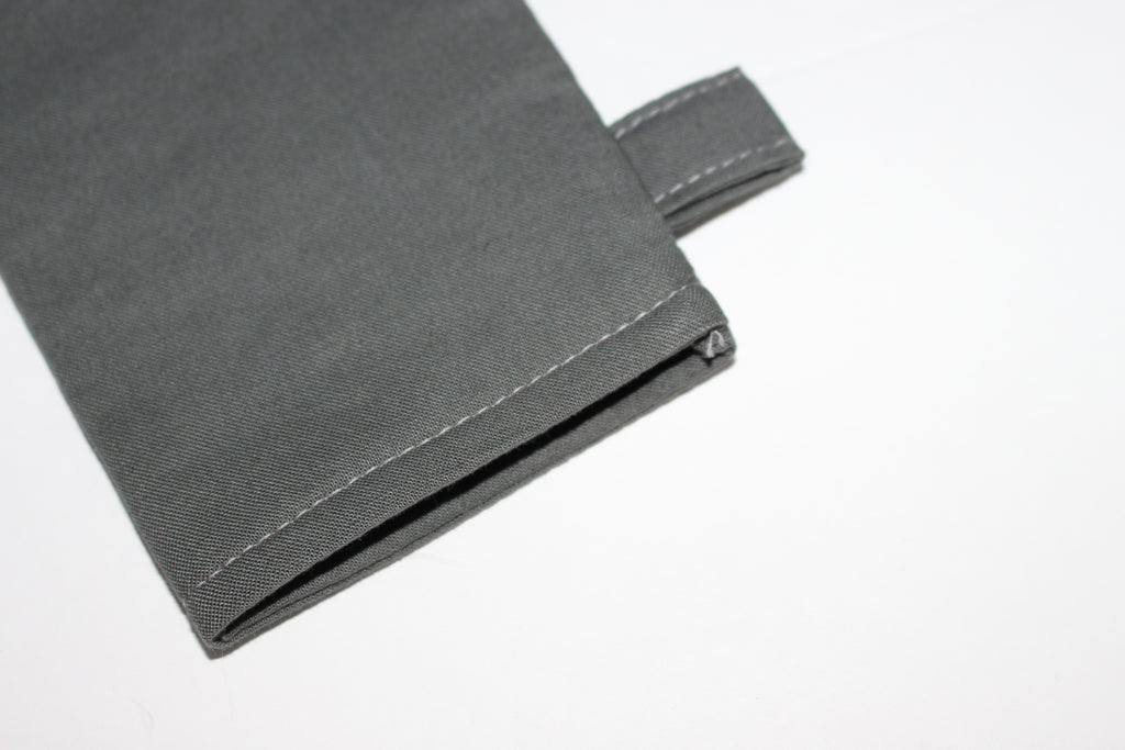 Plain Grey Sunglass Case