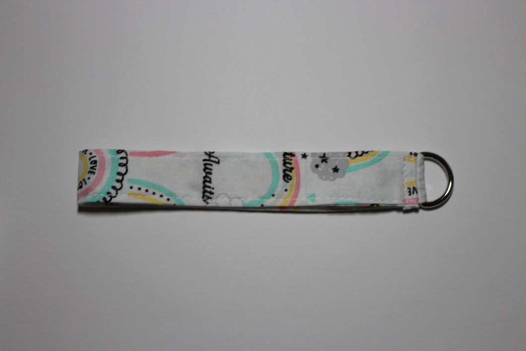 Happy Rainbow Wristlet