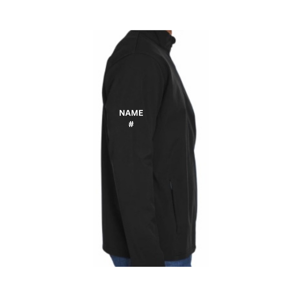 MMS Embroidery Chest Hooded Shell Jacket