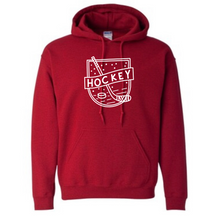 Load image into Gallery viewer, Hockey crest Hoodie
