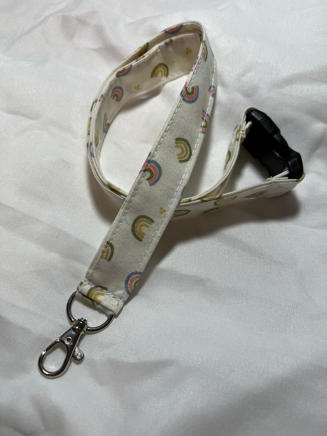 Boho Rainbow Lanyard