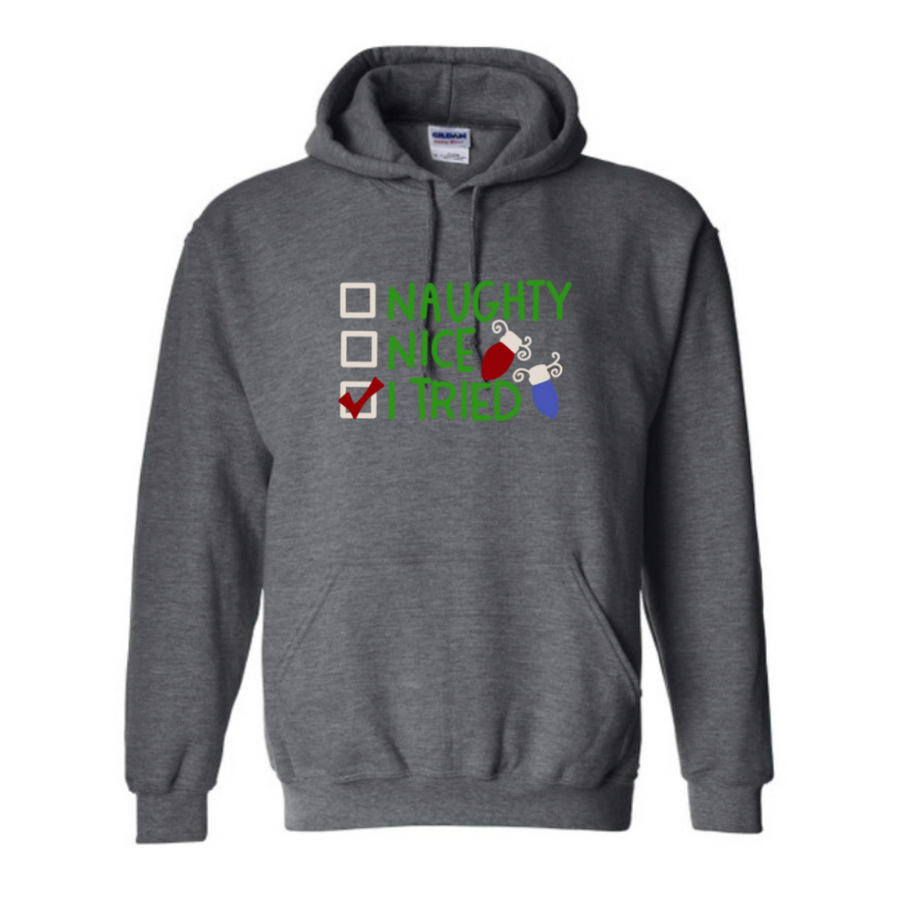 Naughty, nice, I tried Sweater