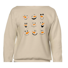 Load image into Gallery viewer, Snowmen Faces Sweater
