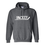 Hockey Stick and Puck Hoodie