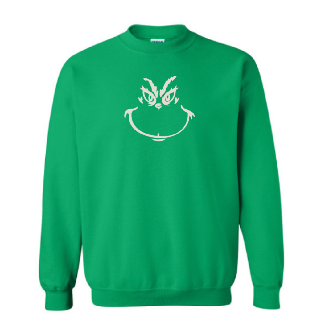 Grinch Faces Sweater