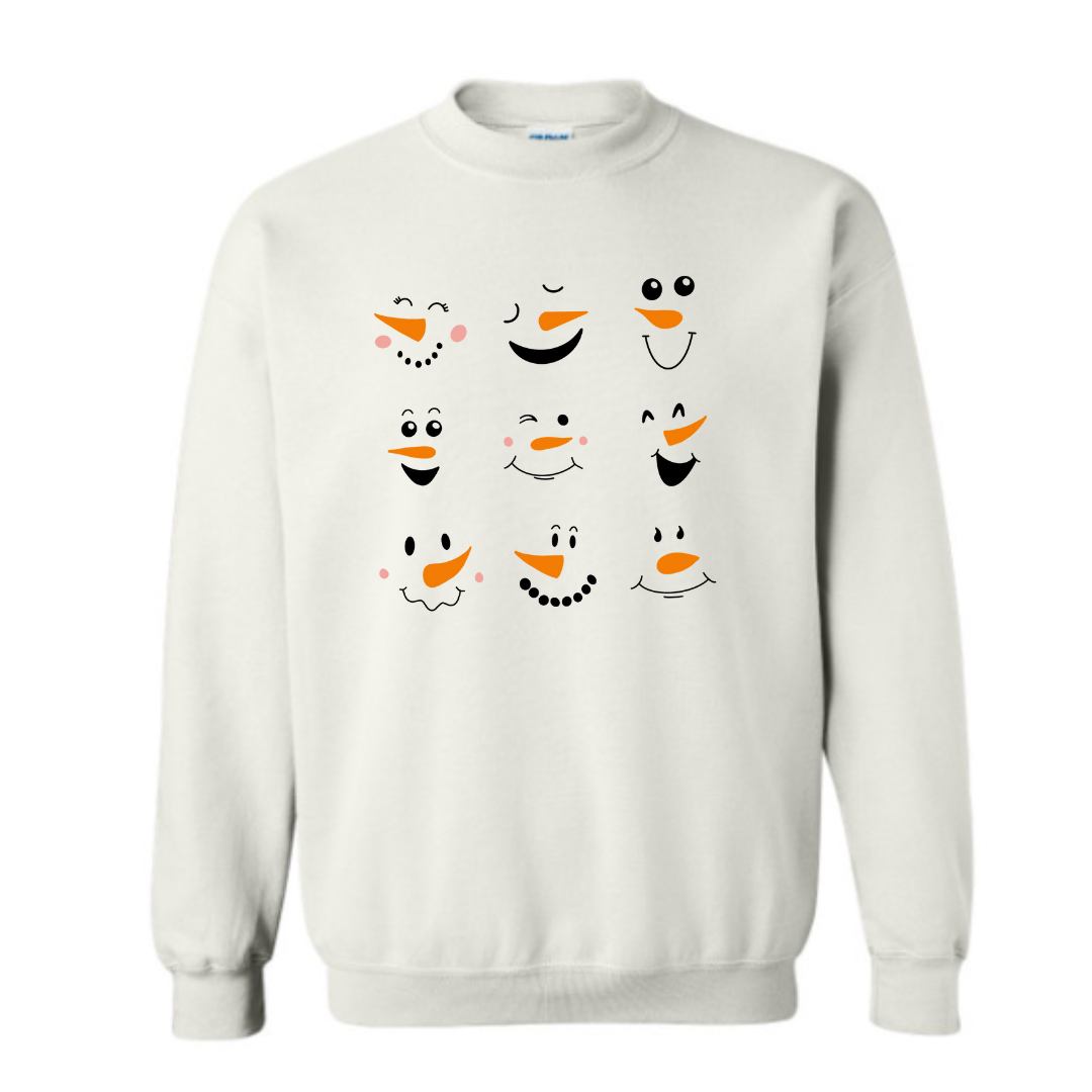 Snowmen Faces Sweater