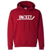 Load image into Gallery viewer, Hockey Stick and Puck Hoodie
