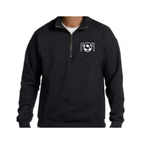 MMS Embroidery Chest 1/4 Zip Crewneck