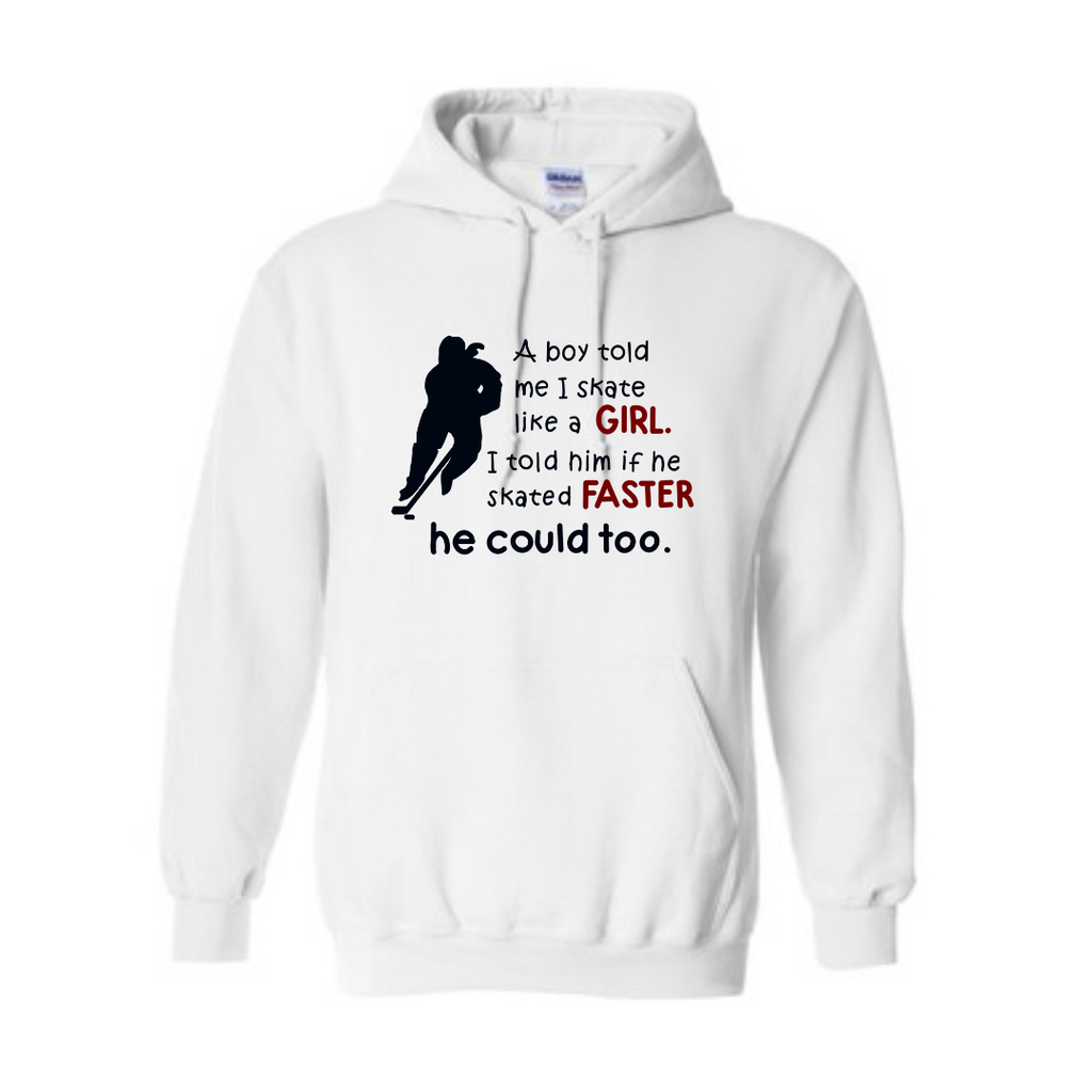 Skate like a girl Hoodie