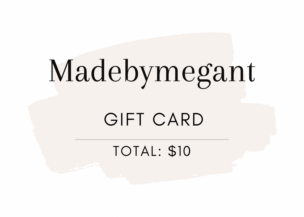 madebymegant gift card