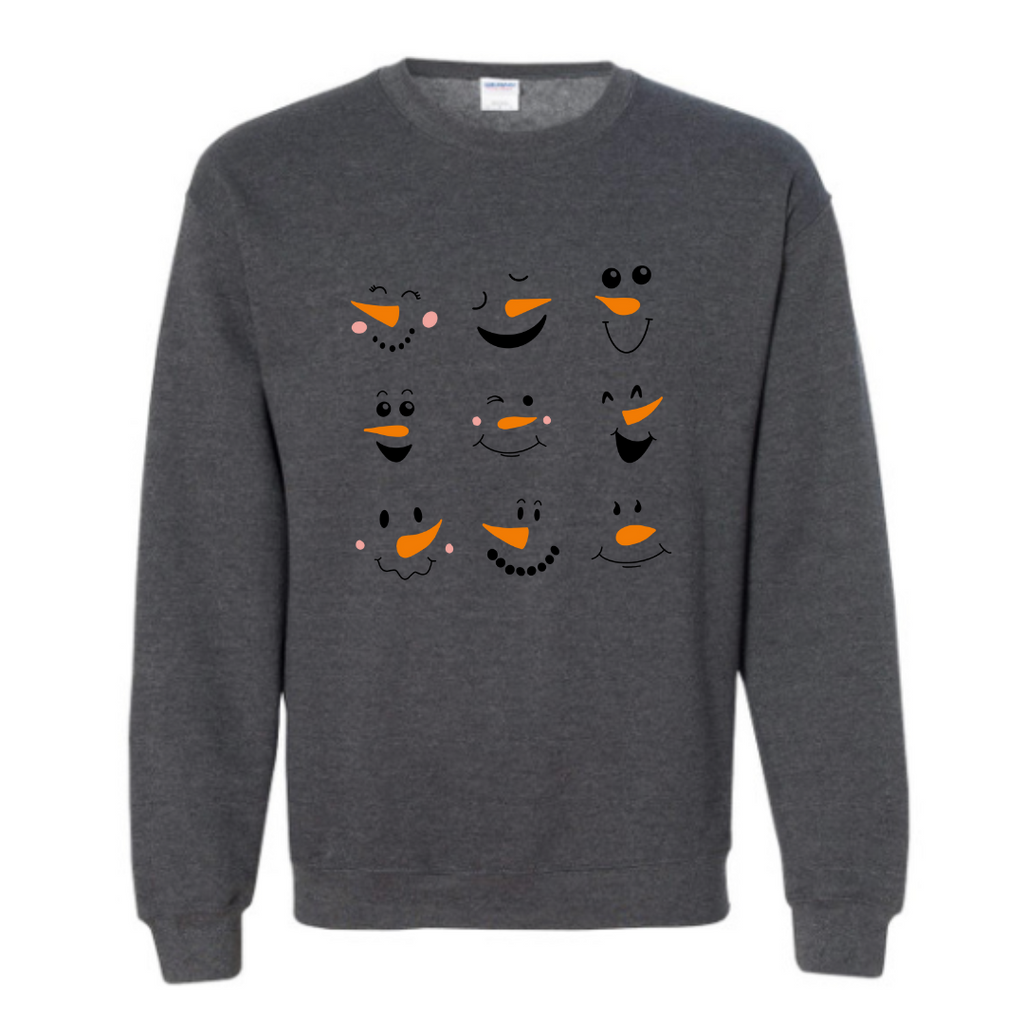 Snowmen Faces Sweater