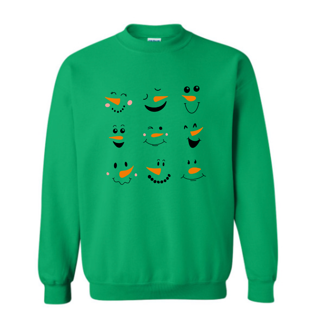 Snowmen Faces Sweater