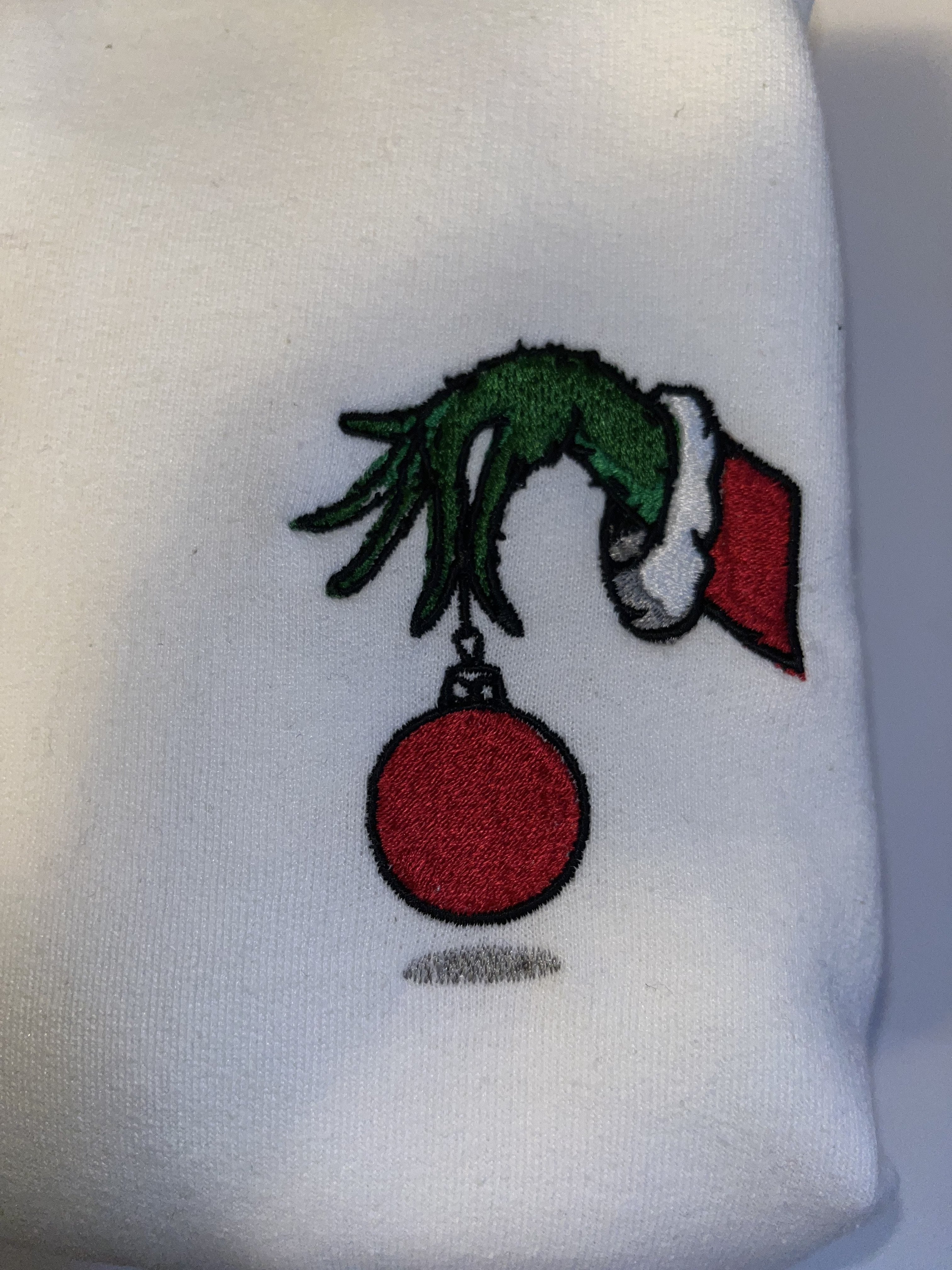 Grinch Hand Sweatshirt