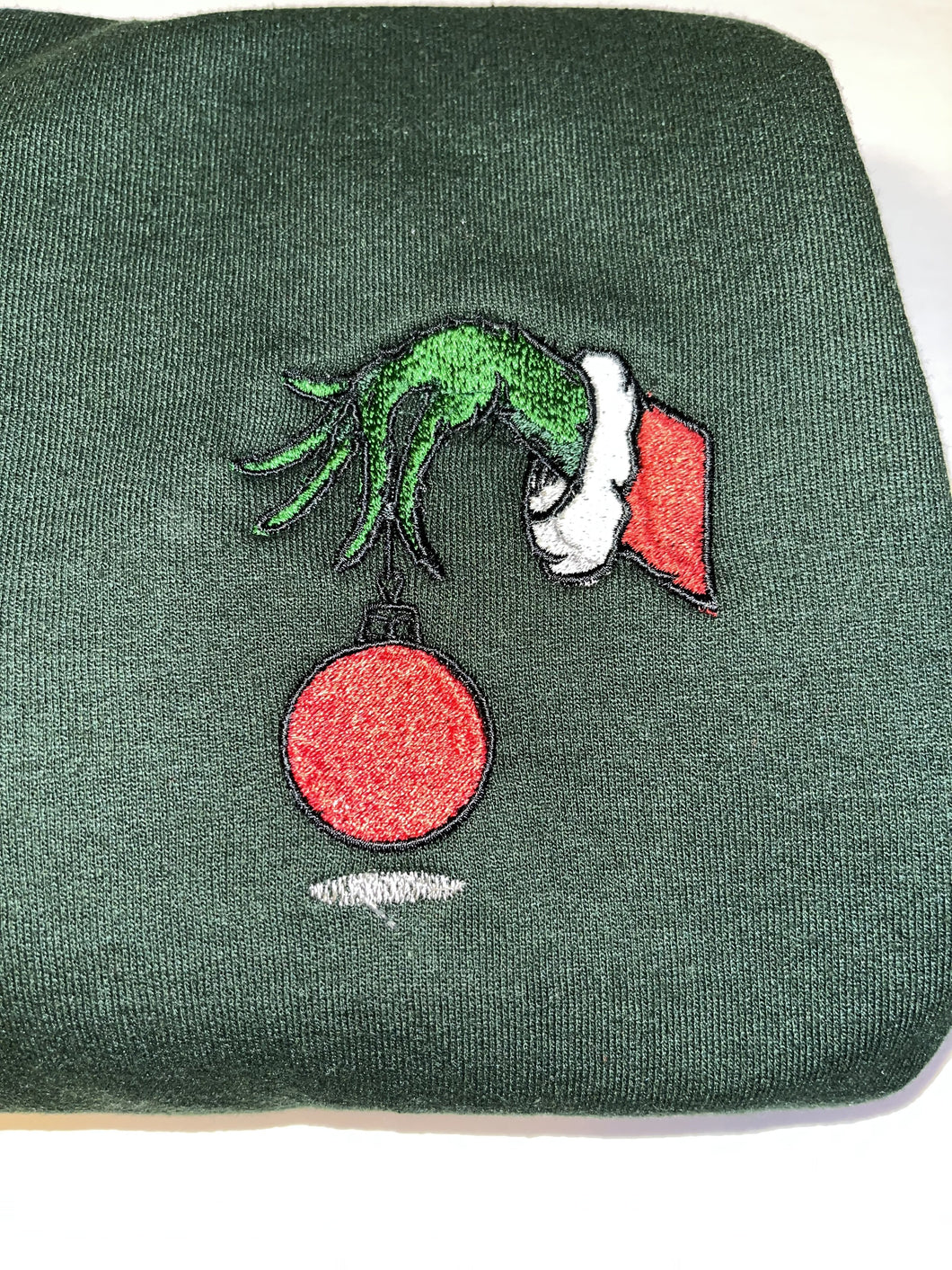 Grinch Hand Sweatshirt