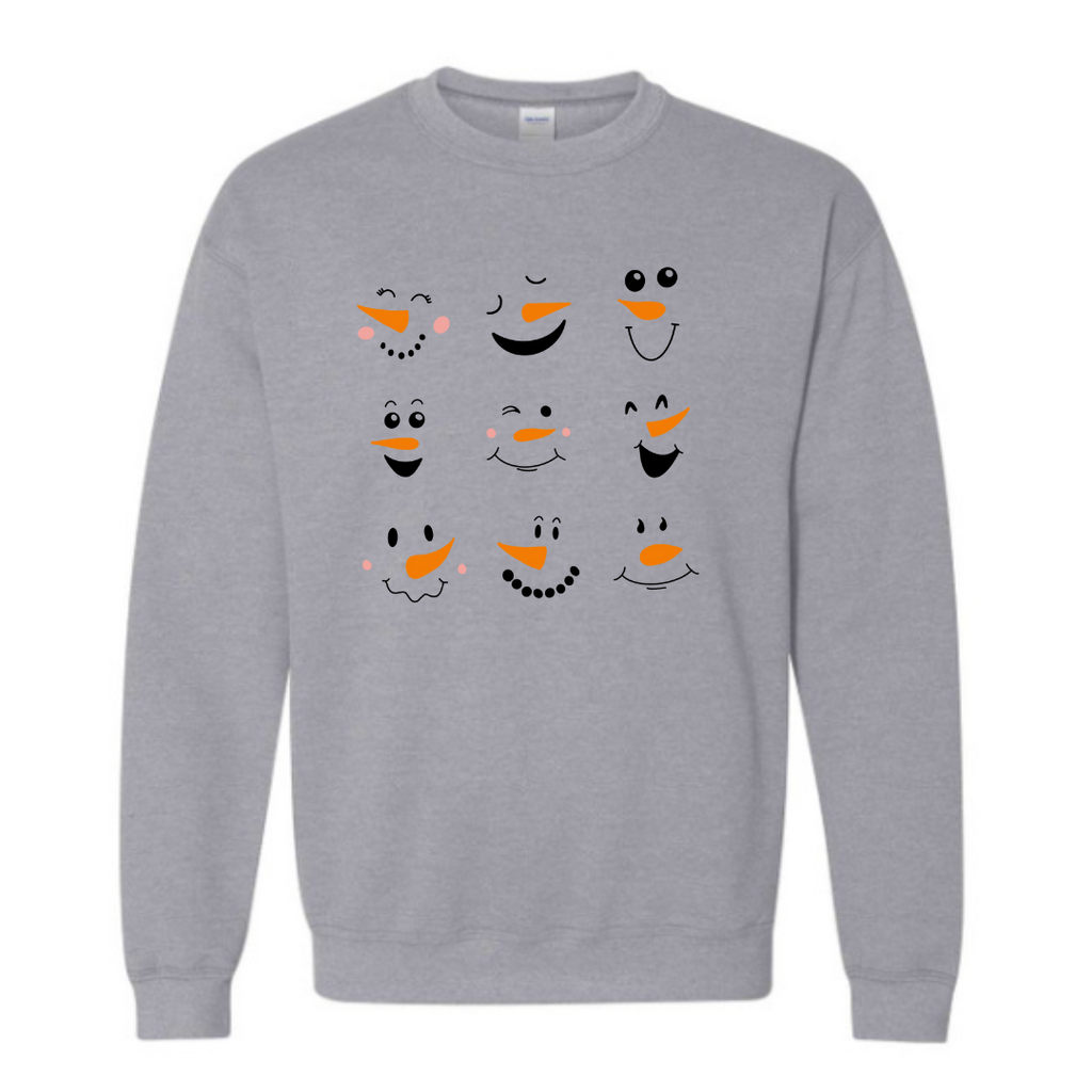 Snowmen Faces Sweater